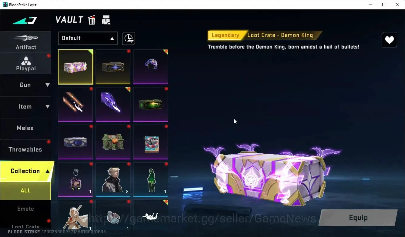Blood Strike Accounts ASIA|Collab 7DS AK47,Karl98,QBZ95+6 ULTRA [Nova,Bl image 17