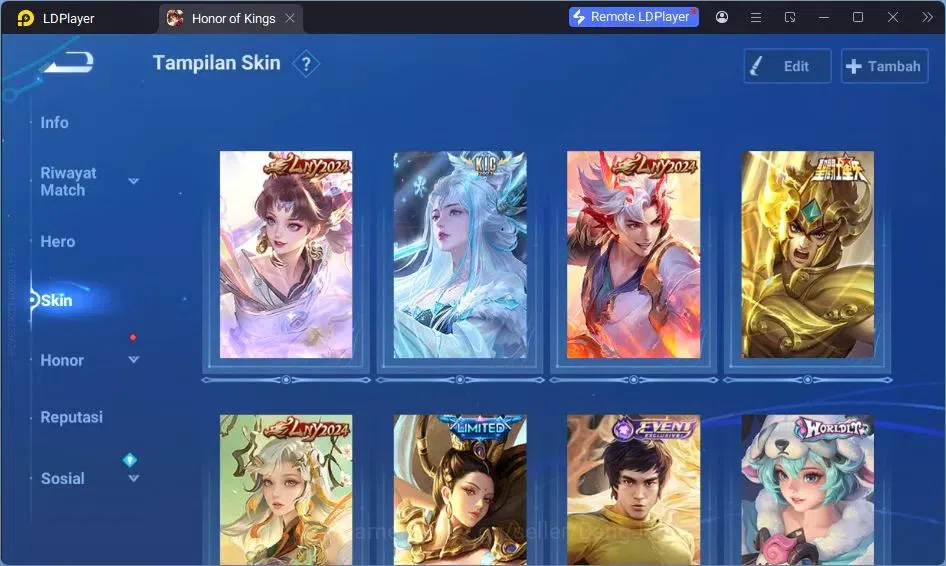 Honor of Kings Accounts GLOBAL|59HR|50SK|LNY2024 LadySun,SunCe,DaQiao|KIC  image 10
