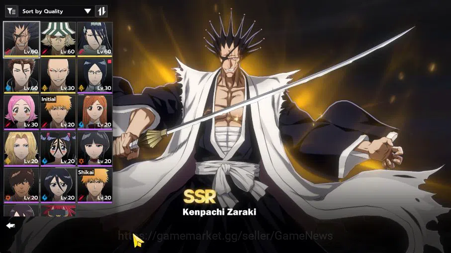BLEACH: Soul Resonance Accounts NuverseSEA|Lv41|5SSR[Kenpachi+Sign+Stamp,UraharaB1 image 3