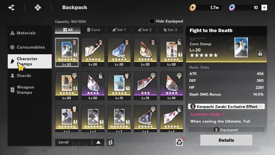 BLEACH: Soul Resonance Accounts NuverseSEA|Lv41|5SSR[Kenpachi+Sign+Stamp,UraharaB1 image 5