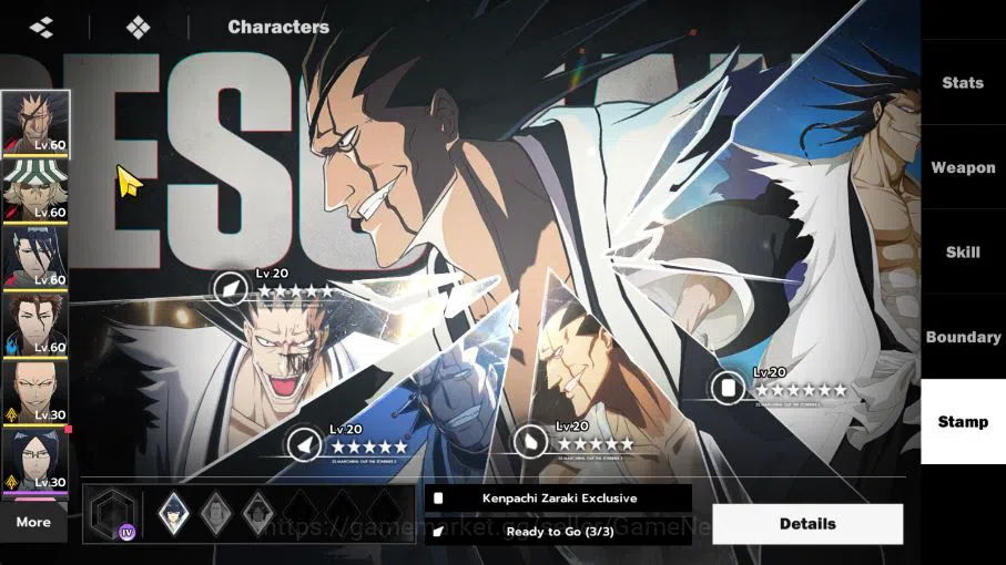 BLEACH: Soul Resonance Accounts NuverseSEA|Lv41|5SSR[Kenpachi+Sign+Stamp,UraharaB1 image 6