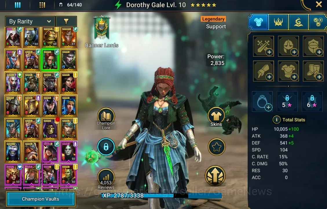 Raid: Shadow Legends Accounts Mid-Game Lv 39|851K Power|22 1