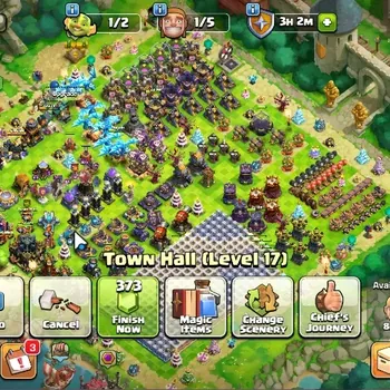 Clash of Clans Accounts High-End LV 157|TH 17|HH 10|Limited Skin|BK 60,AQ 76,MP 42,GW 52,RC 30,DD 6|BM 7|CN OFF|Anime