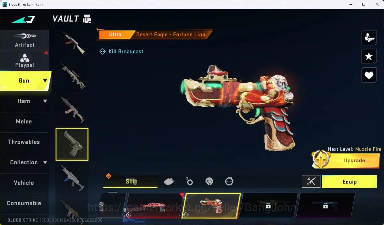 Blood Strike Accounts ASIA |1 ETERNAL DESERT|4 COLLAB GUN (2 TR,2 7DS)|1 image 5
