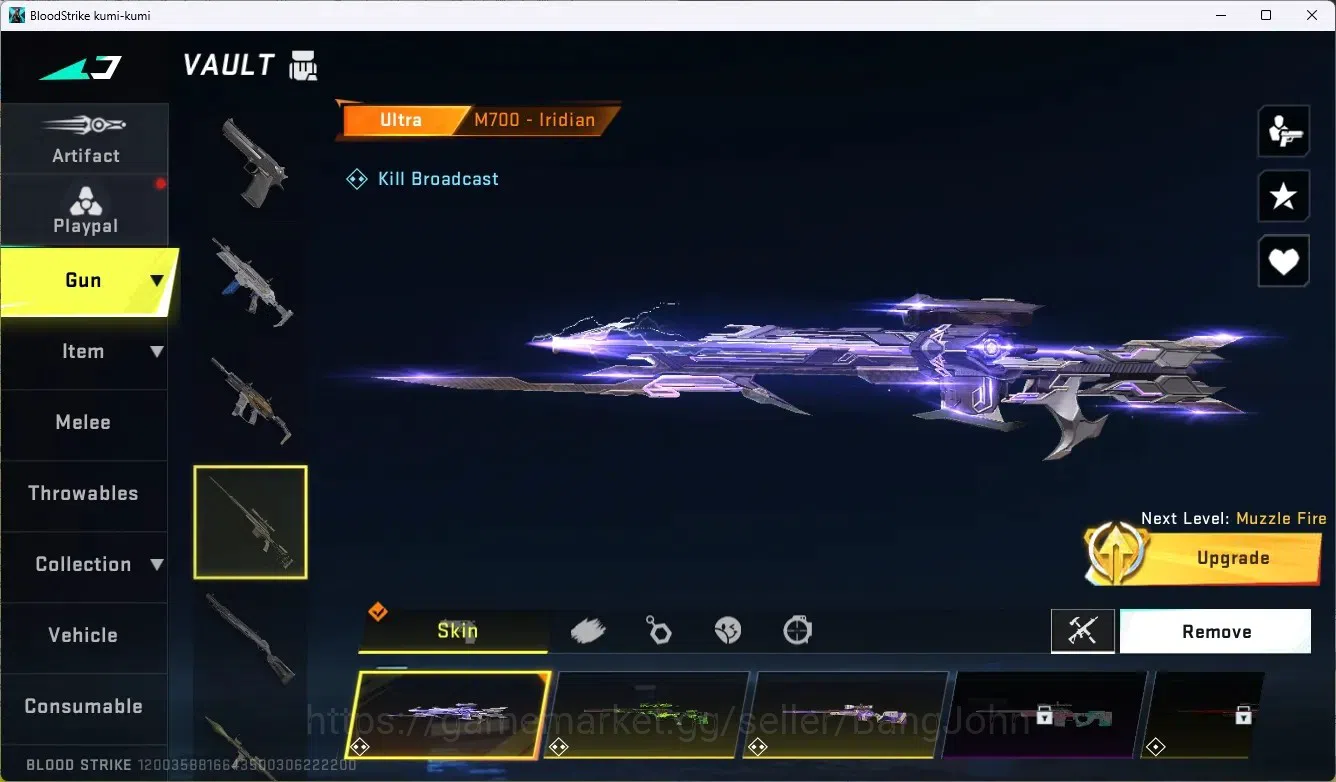 Blood Strike Accounts ASIA |1 ETERNAL DESERT|4 COLLAB GUN (2 TR,2 7DS)|1 image 6