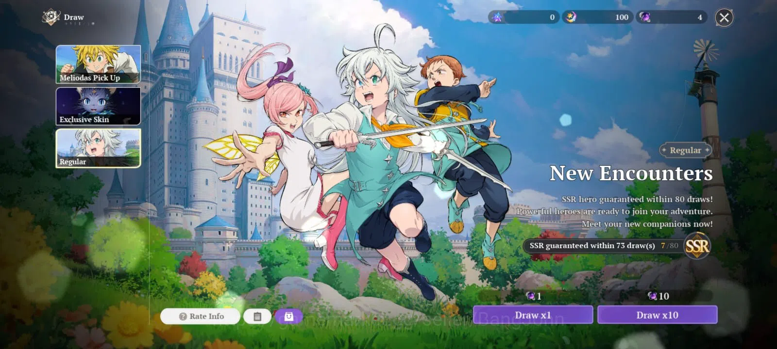 The Seven Deadly Sins: Origin Accounts SEA|Lv2 Fresh Starter|3 SSR|Drake, Diane, Guila An image 7