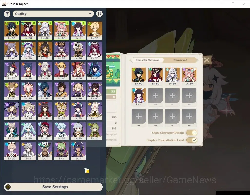 Genshin Impact Accounts ASIA|AR55|4 Limited + 4 (*5Weapon)|Skirk,Varesa,Ch image 2