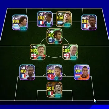 eFootball Accounts Legends & Iconic Players Android|Big Time G.Buffon '06|5 Epic Sergio Aguero,Paul