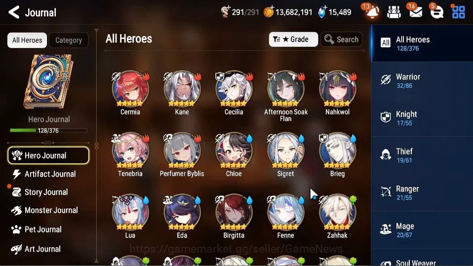 Epic Seven Accounts GLOBAL Unverif|New Era|9 ML(LOT Scales, BoRunka, S image 20