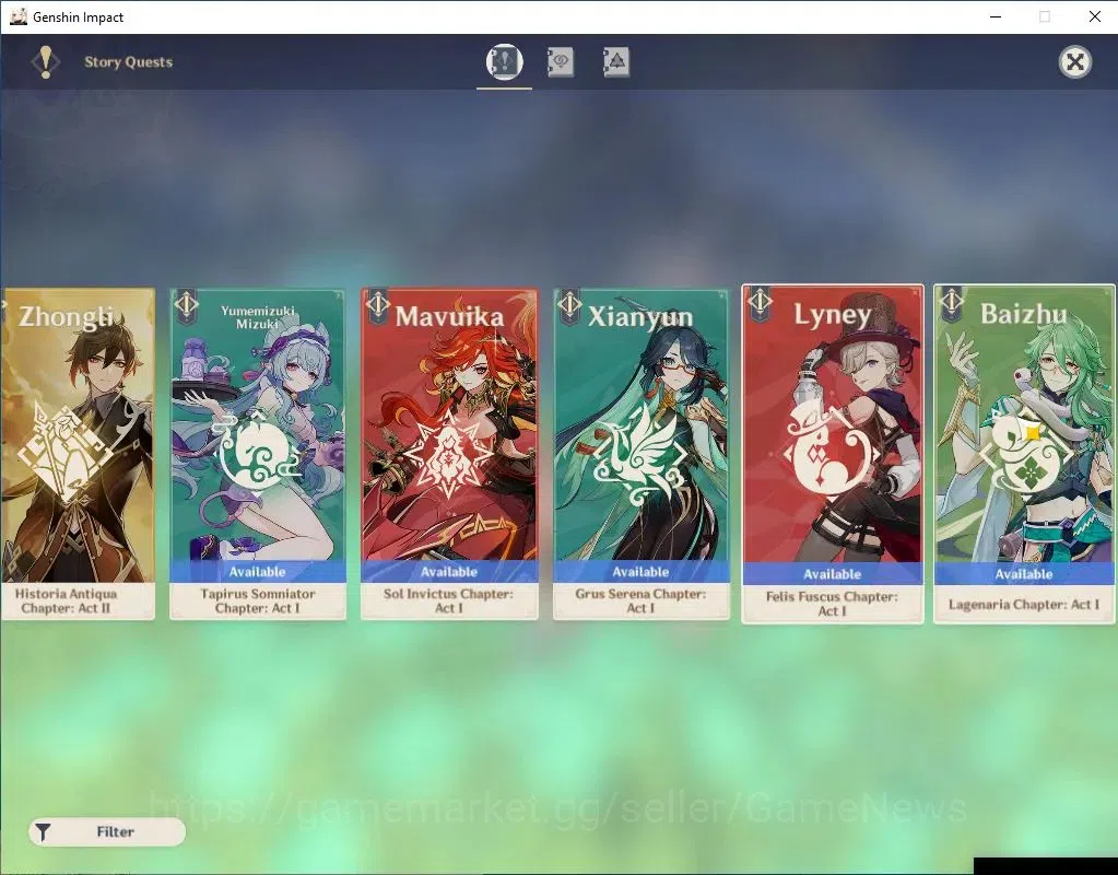 Genshin Impact Accounts Asia |AR 55|5 Limit +2(*5Wep)|Lauma+Sign,Arlecchin image 14