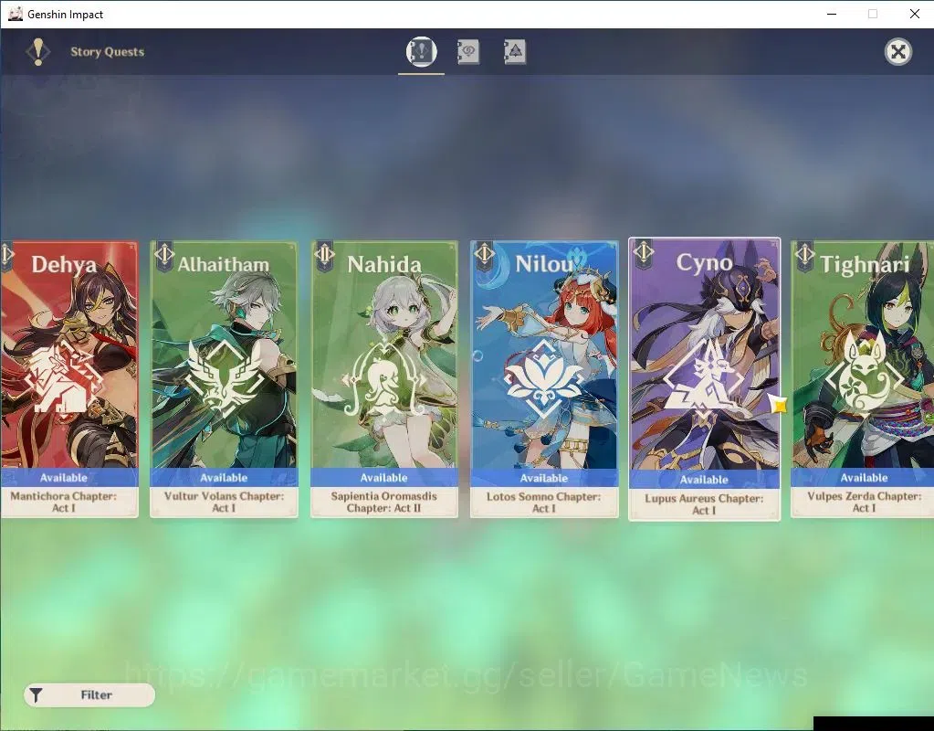 Genshin Impact Accounts Asia |AR 55|5 Limit +2(*5Wep)|Lauma+Sign,Arlecchin image 15