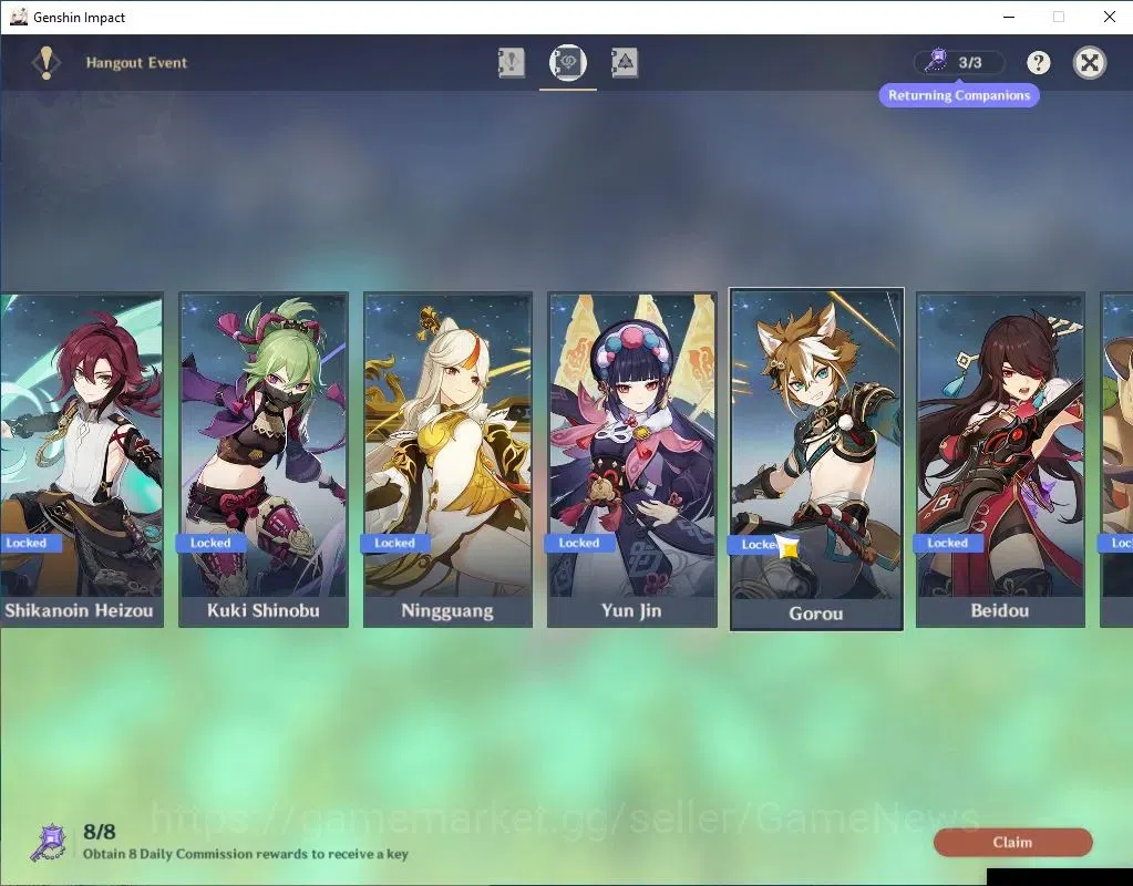 Genshin Impact Accounts Asia |AR 55|5 Limit +2(*5Wep)|Lauma+Sign,Arlecchin image 17