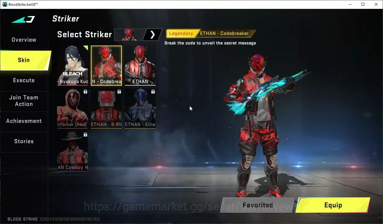 Blood Strike Accounts ASIA|ETERNAL Deagle-Scorpius|7 ULTRA[AK47-Midnight image 5