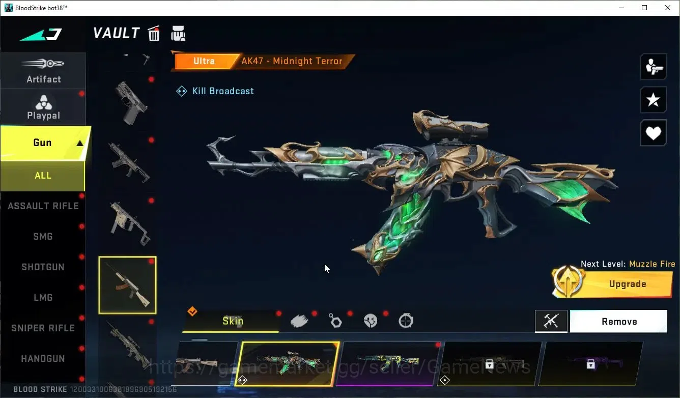 Blood Strike Accounts ASIA|ETERNAL Deagle-Scorpius|7 ULTRA[AK47-Midnight image 9