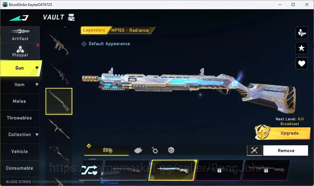 Blood Strike Accounts ASIA |1 Ultra Striker:Zero-Agent Zero|2 Legendary image 3