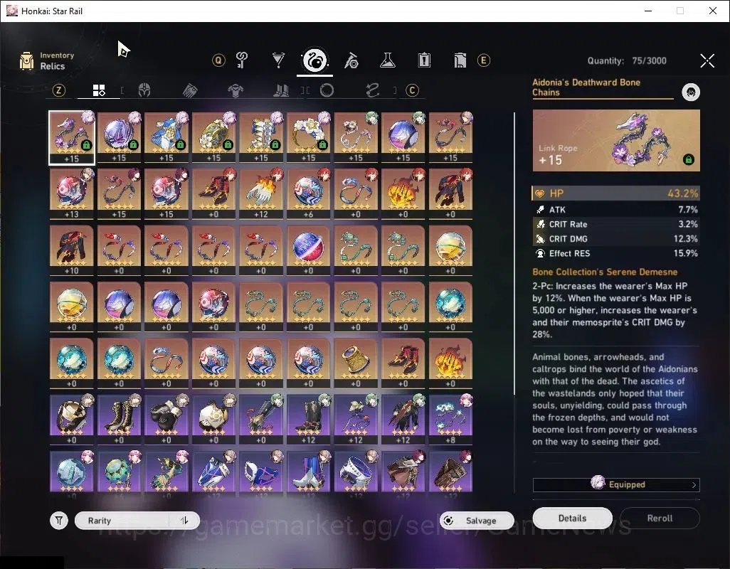 Honkai Star Rail Accounts Asia|TL 39|3 Limited| Kafka, Castorice, Huohuo |MC image 8