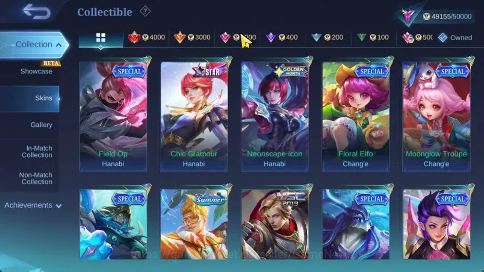 Mobile Legends: Bang Bang Accounts Hero 100|Skin 211|High Immo 444|Recal Abysal Thund image 13