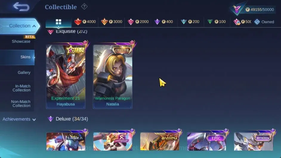 Mobile Legends: Bang Bang Accounts Hero 100|Skin 211|High Immo 444|Recal Abysal Thund image 6