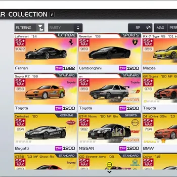Racing Master Accounts SEA|Lv 31|5 PL Car+Collab MF Ghost,Initial D|LaFerrari,Reventon,RX-7,AE86 Trueno,GR Supra,Etc|+Cherry