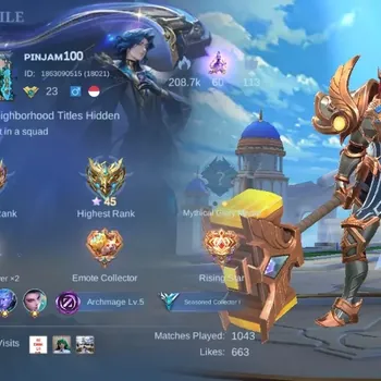 Mobile Legends: Bang Bang Accounts Others Global|Skin 109|Seasoned|PACE Fanny,Lightborn Tigreal,Collab Cyclops,Epic