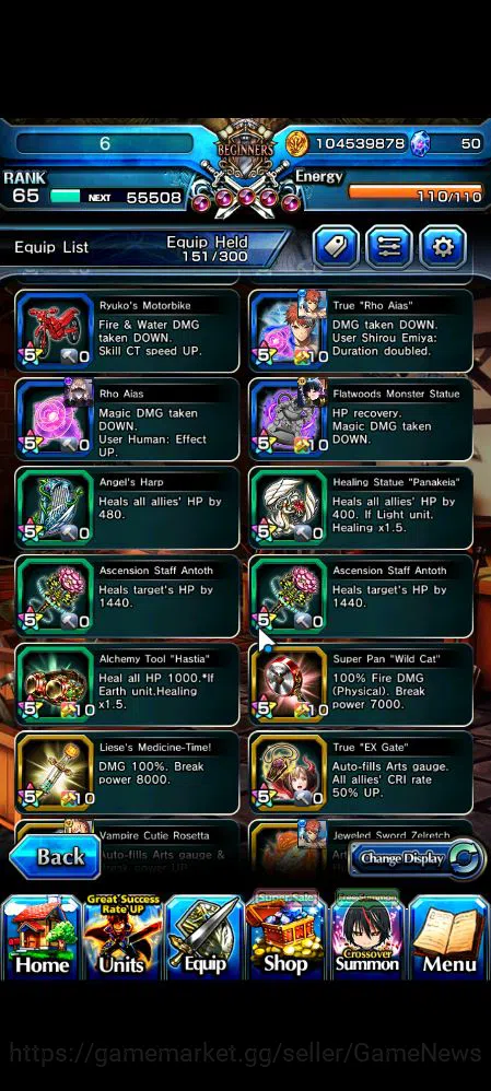 Grand Summoners Accounts Global|Rank 65|19 Ascend|SayakaTW,EmiyaTW,Summer M image 10