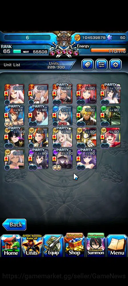 Grand Summoners Accounts Global|Rank 65|19 Ascend|SayakaTW,EmiyaTW,Summer M image 4