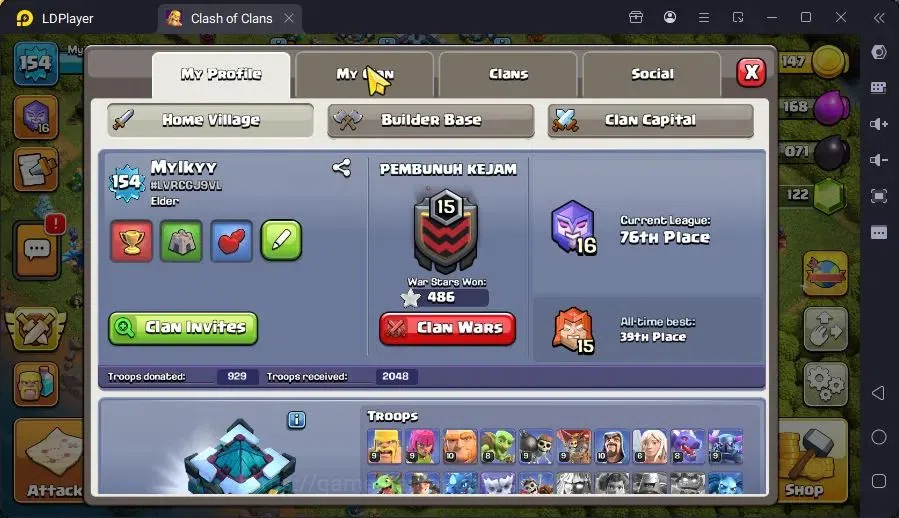 Clash of Clans Accounts High-End GLOBAL | TH 13-BH 9|LVL154|BK61,AQ71,MP44,GW40,RC21|BM21,BC15|3 Legend skin|Gem 122|Proteck 3