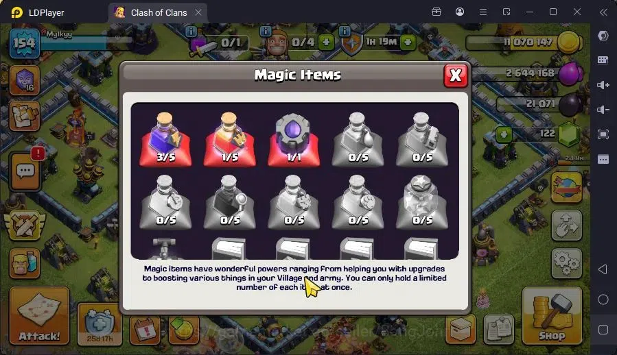 Clash of Clans Accounts High-End GLOBAL | TH 13-BH 9|LVL154|BK61,AQ71,MP44,GW40,RC21|BM21,BC15|3 Legend skin|Gem 122|Proteck 7