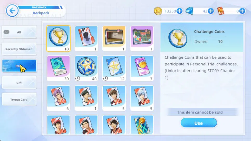 Kuroko's Basketball Street Rivals Accounts SEA SV 46|Lv15|Zone Atshushi,Taiga Kagami,Shinji K image 5