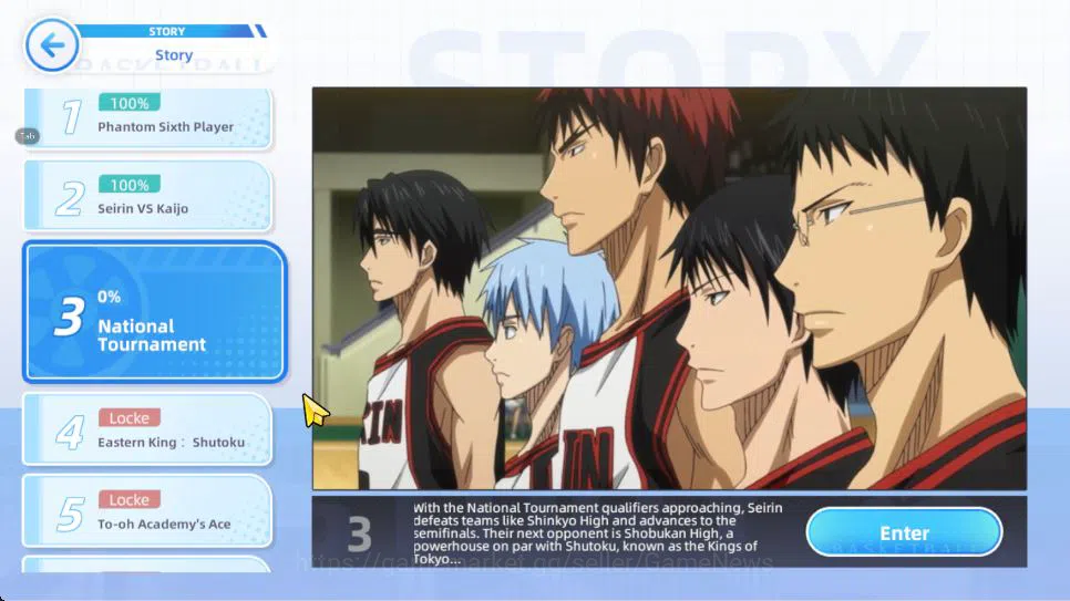 Kuroko's Basketball Street Rivals Accounts SEA SV 46|Lv15|Zone Atshushi,Taiga Kagami,Shinji K image 8