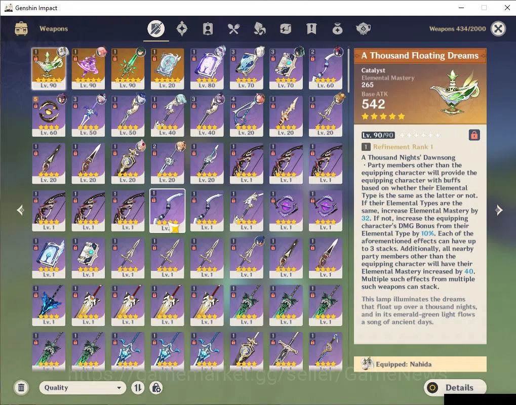 Genshin Impact Accounts ASIA|AR 56|7 Limited+4(*5Weapon)|[NahidaC3,YaeMiko image 5