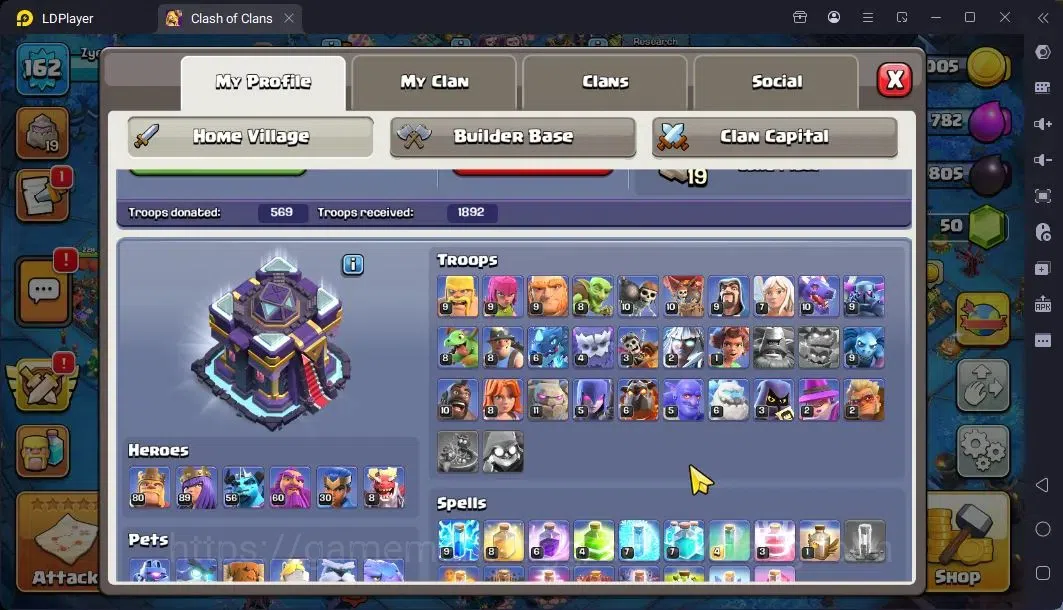 Clash of Clans Accounts TH 15-BH 10|LVL162|BK80,AQ89,MP56,GW60,RC30,DD8|BM image 1