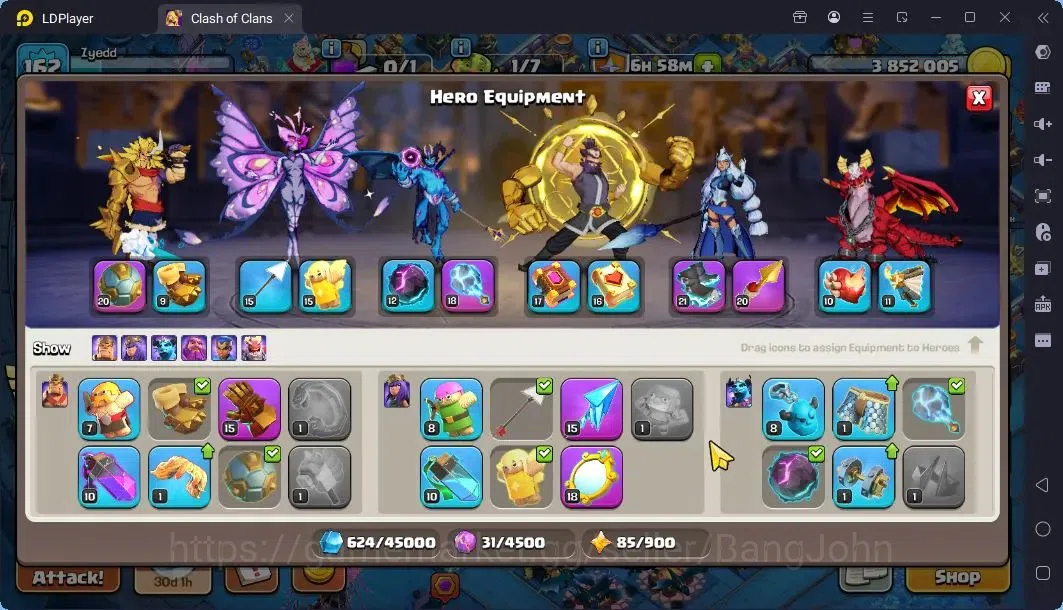 Clash of Clans Accounts TH 15-BH 10|LVL162|BK80,AQ89,MP56,GW60,RC30,DD8|BM image 11