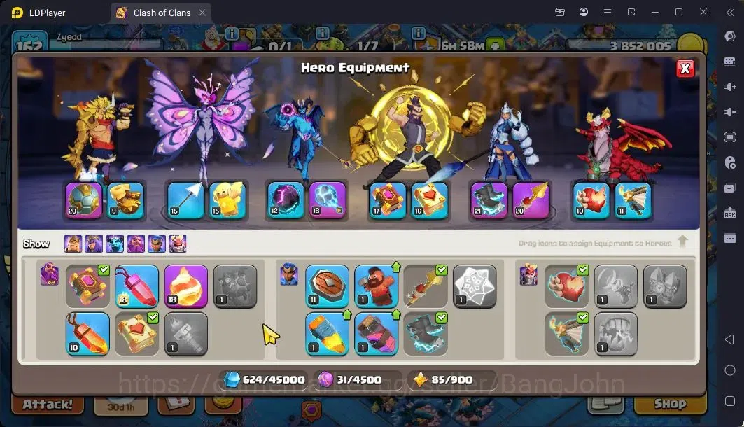 Clash of Clans Accounts TH 15-BH 10|LVL162|BK80,AQ89,MP56,GW60,RC30,DD8|BM image 12