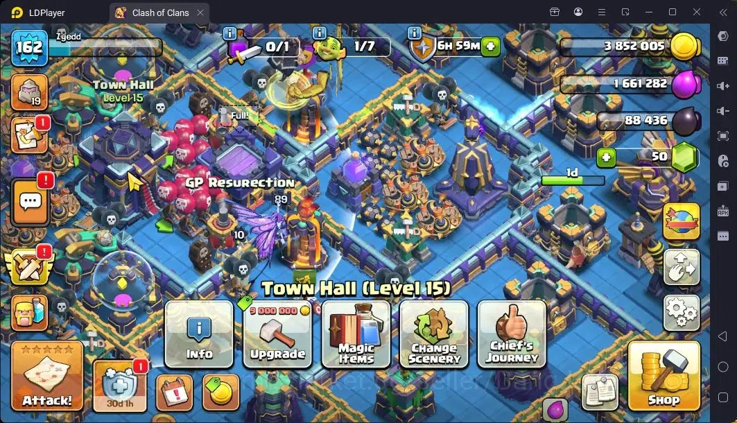 Clash of Clans Accounts TH 15-BH 10|LVL162|BK80,AQ89,MP56,GW60,RC30,DD8|BM image 2