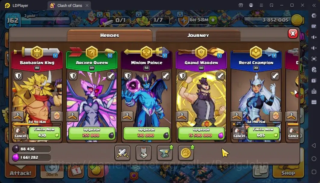 Clash of Clans Accounts TH 15-BH 10|LVL162|BK80,AQ89,MP56,GW60,RC30,DD8|BM image 9