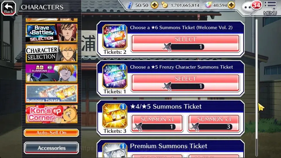 Bleach: Brave Souls Accounts Others [GLOBAL]|40K Orb|2 Ichigo Renewed,TYBW25 Yachiru,10th Anniv Ichigo,Renewed 19