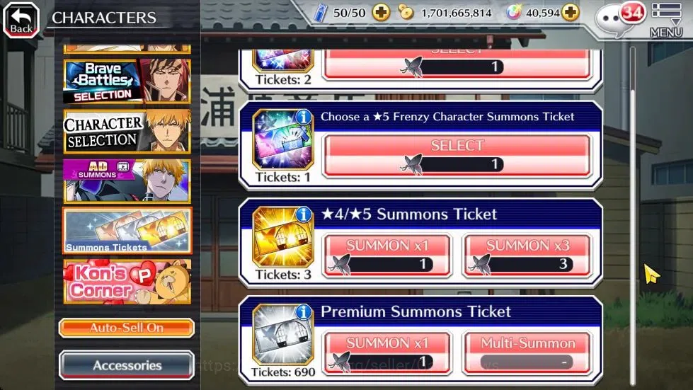 Bleach: Brave Souls Accounts Others [GLOBAL]|40K Orb|2 Ichigo Renewed,TYBW25 Yachiru,10th Anniv Ichigo,Renewed 20