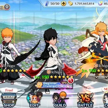 Bleach: Brave Souls Accounts Others [GLOBAL]|40K Orb|2 Ichigo Renewed,TYBW25 Yachiru,10th Anniv Ichigo,Renewed
