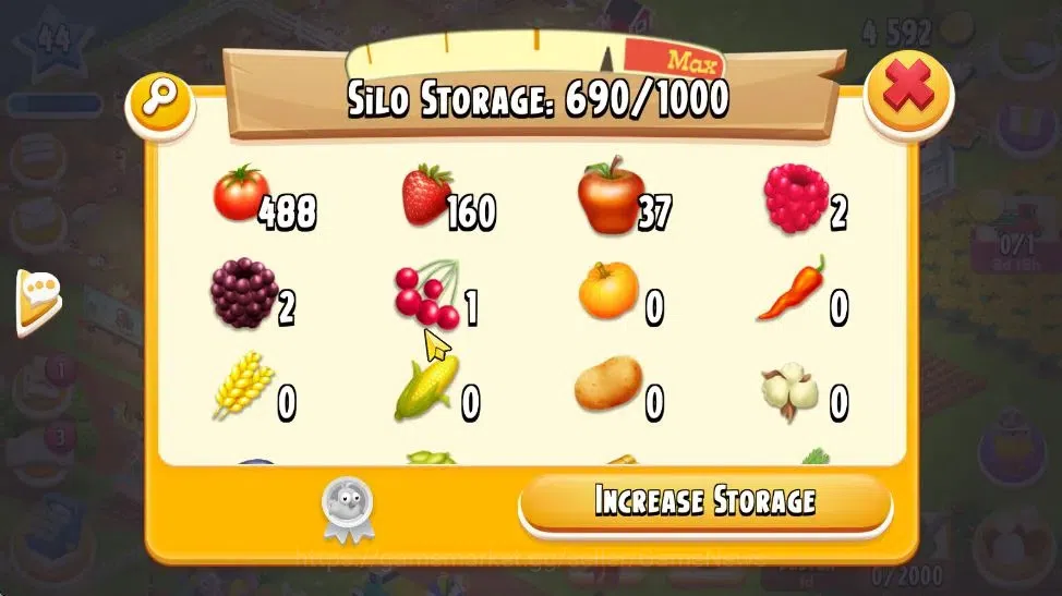 Hay Day Accounts Lvl 44 | Silo Storage 1000 + Barn Storage 1050 | L image 10