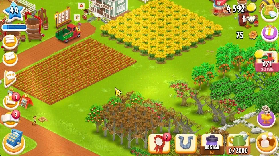 Hay Day Accounts Lvl 44 | Silo Storage 1000 + Barn Storage 1050 | L image 3