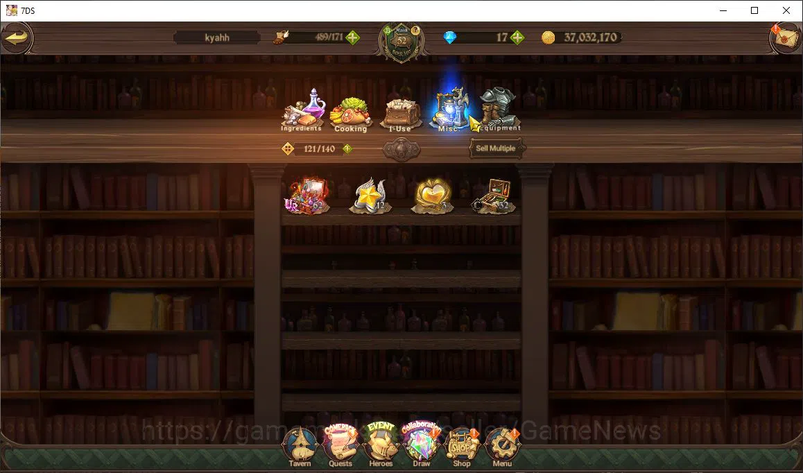 The Seven Deadly Sins: Grand Cross Accounts Global2M CC|3 LR+5 UR+ Collab ReZero|Helbram,Subar image 4