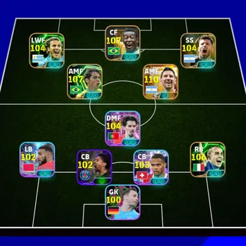 eFootball Accounts Meta Player Android| Pw 3223|coins 420|Meta players| Bigtime Messi 110| Bigtime Pele 108| Epic Kaka 107