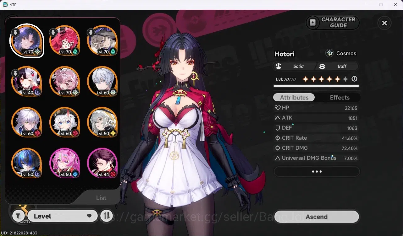 Neverness to Everness Accounts SEA | Lv 46 |9 S-Class [HotoriA1+Sign+Outfit,Nanal image 2