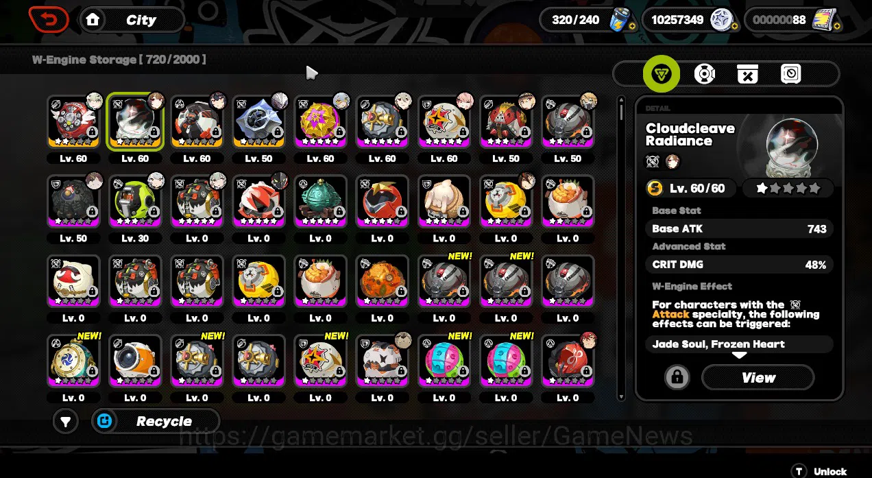 Zenless Zone Zero Accounts Others ASIA|IK 56||4 Limited YSG Premium Team [(Ye Sunguang M5,Sunna,PyroisM2)+SIGN,Zhao]|All 5