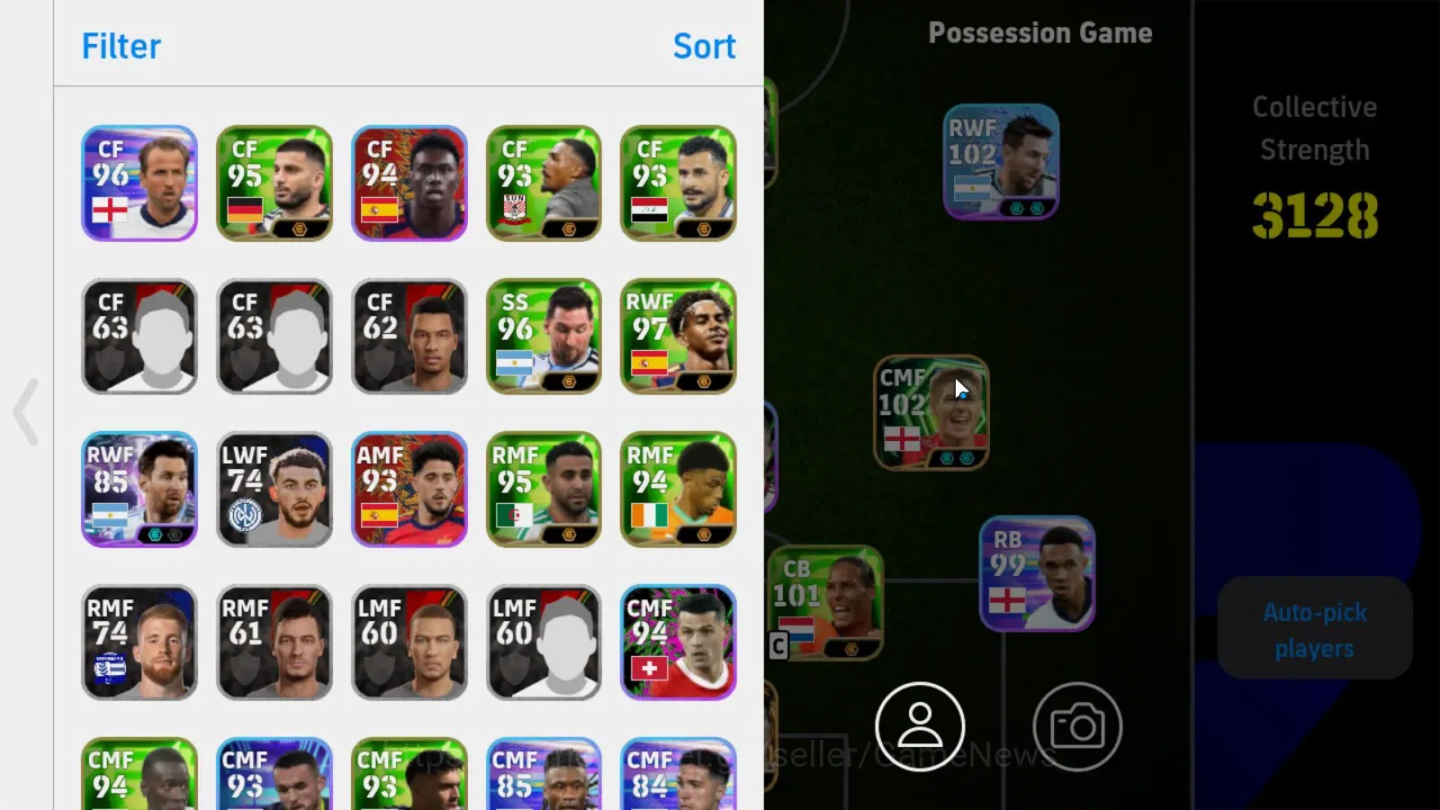 eFootball Accounts Android|Big Time Gianlugi Buffon,Epic Steven Gerra image 2