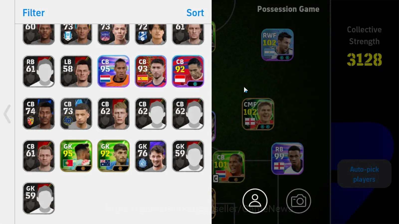 eFootball Accounts Android|Big Time Gianlugi Buffon,Epic Steven Gerra image 4