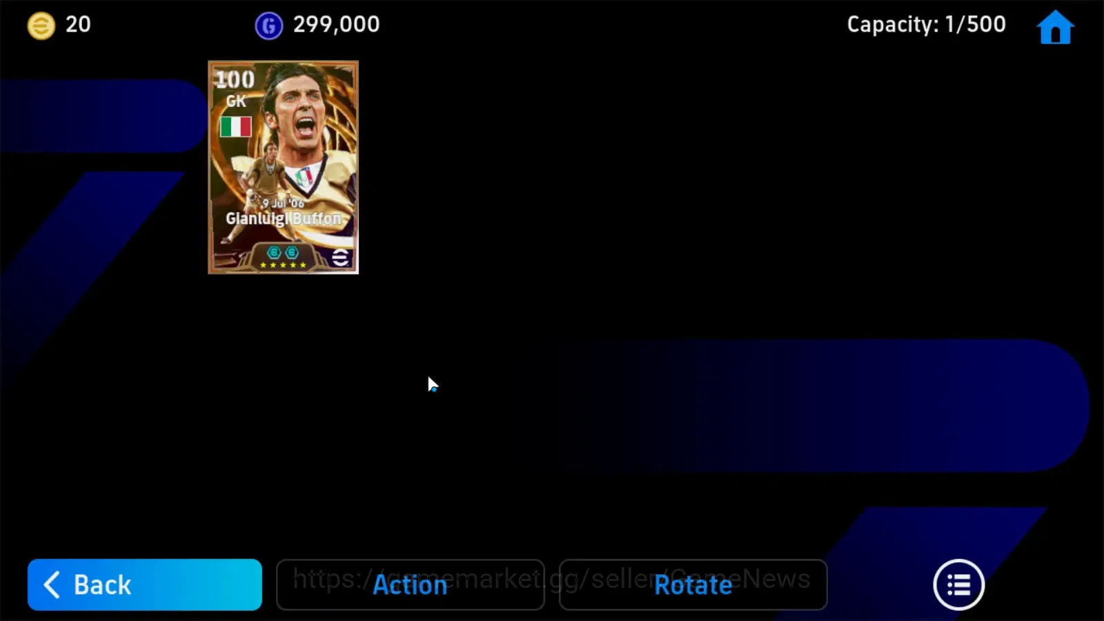 eFootball Accounts Android|Big Time Gianlugi Buffon,Epic Steven Gerra image 5