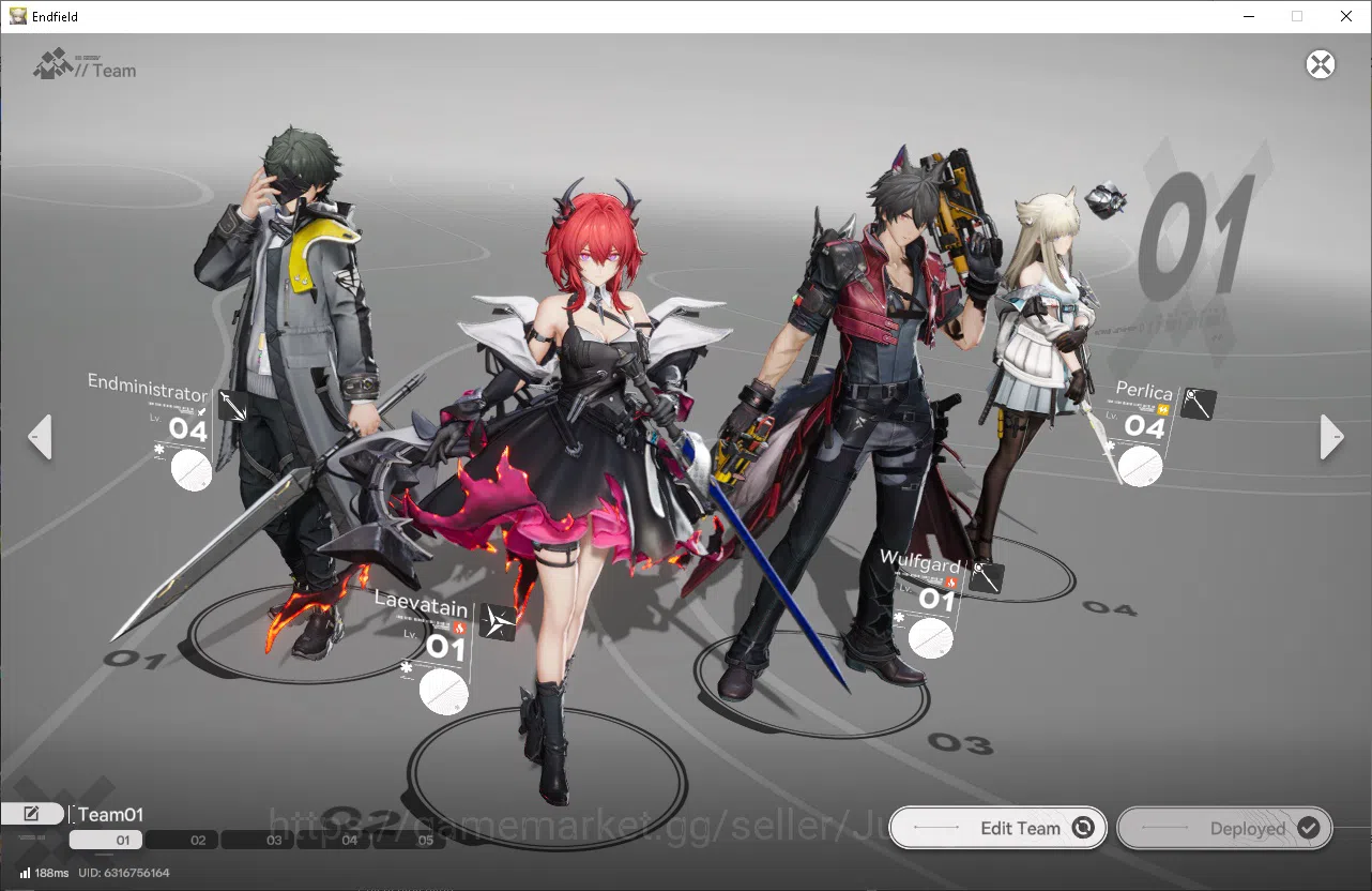 Arknights: Endfield Accounts NA/EU Lv2|Day 2 Login|1 Meta SSR (LaevatainP1)+7SR image 3