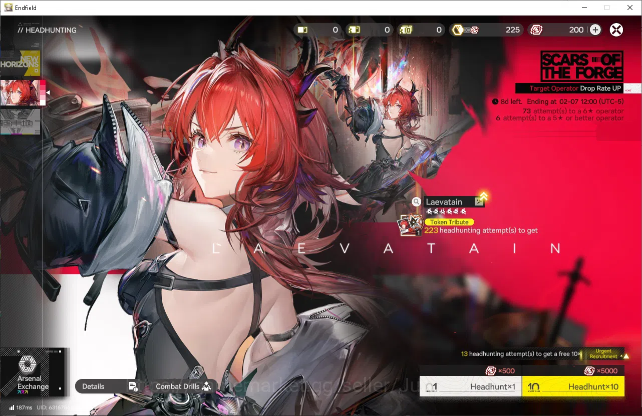 Arknights: Endfield Accounts NA/EU Lv2|Day 2 Login|1 Meta SSR (LaevatainP1)+7SR image 4